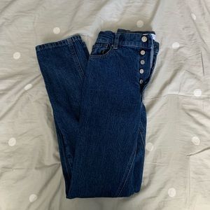 ☀️2/$50☀️ Dynamite Blue Rosie Ultra High Waist Straight Leg Slim Jeans